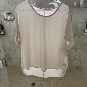 Sheer Beige Blouse